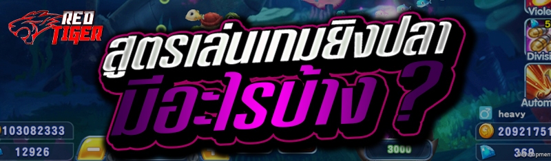 สูตรเล่นเกมยิงปลา มีอะไรบ้าง ?