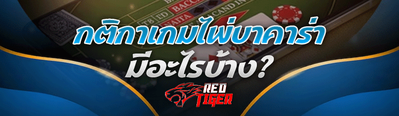 กติกาเกมไพ่บาคาร่า มีอะไรบ้าง?